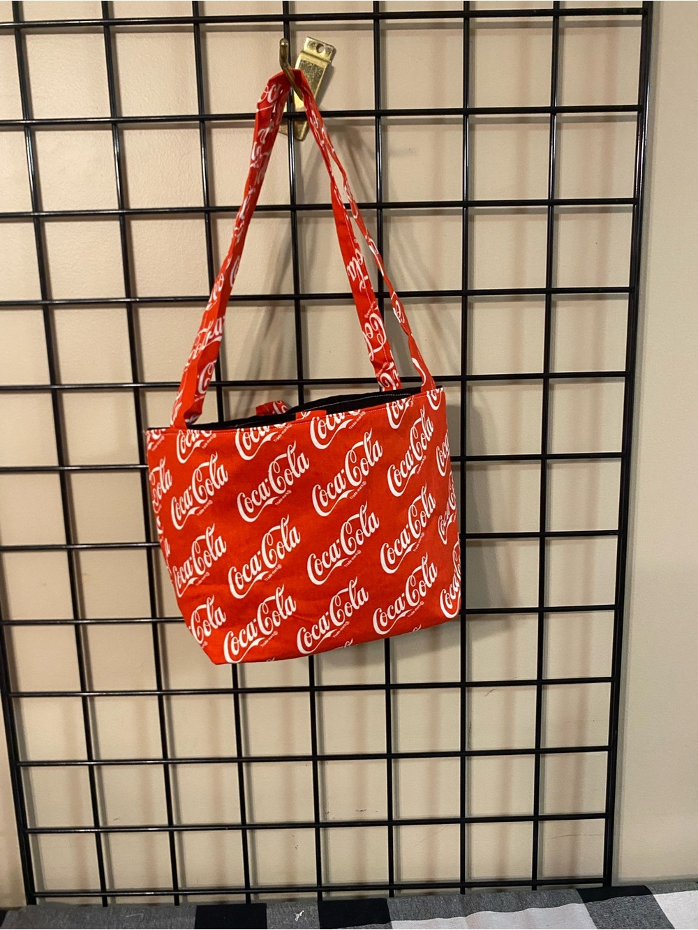 Coca Cola Red Logo Shoulder Tote